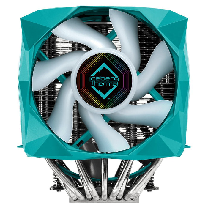 EAN 1230000071260 - Iceberg Thermal IceSLEET X9 Dual TR Procesador Enfriador 12 cm Verde azulado 1 pieza(s) imagen 2