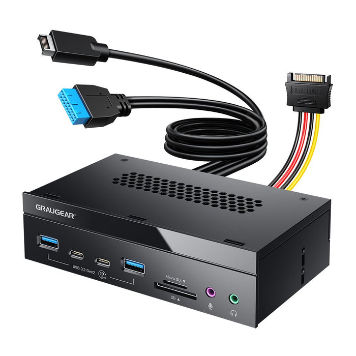 EAN 4260746551136 - GRAUGEAR G-MP03CR-AU hub de interfaz 10000 Mbit/s imagen 1