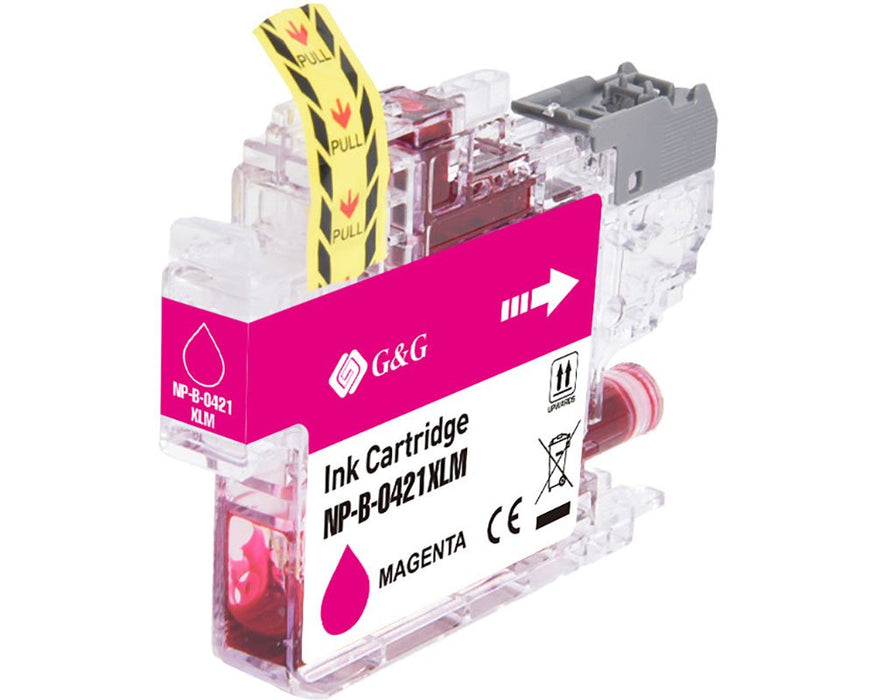 G&G Tinte Komp. Con Brother Lc421xlm 500 Copias Magenta