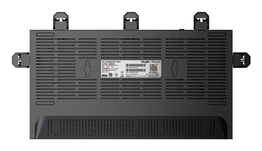 EAN 6971693275799 - Ruijie Networks RG-EW3000GX PRO router inalámbrico Gigabit Ethernet Doble banda (2,4 GHz / 5 GHz) Negro imagen 6