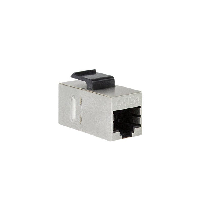Keystone Coupler Cat.5e Stp, 2xrj45, Metal, Shielded