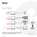 EAN 8719214472573 - CLUB3D CAC-1578 cable USB USB4 Gen 3x2 USB C Negro imagen 6