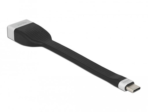 EAN 4043619867318 - DeLOCK 86731 adaptador de cable de vídeo 0,135 m USB Tipo C Negro, Plata imagen 1