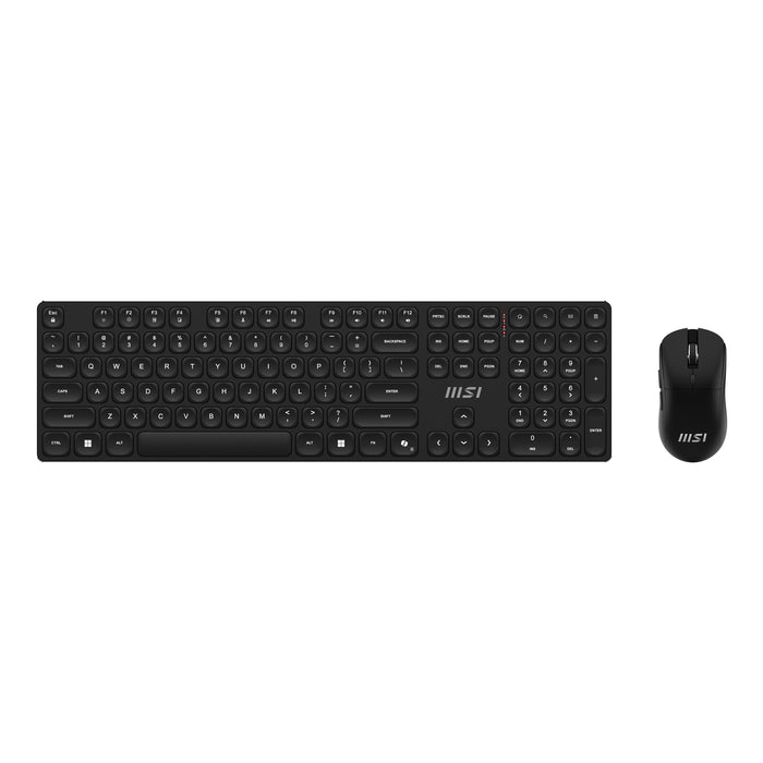 EAN 4711377367042 - MSI FORGE K210 WIRELESS COMBO teclado Ratón incluido Hogar / Oficina USB QWERTY Inglés de EE. UU. Negro imagen 1