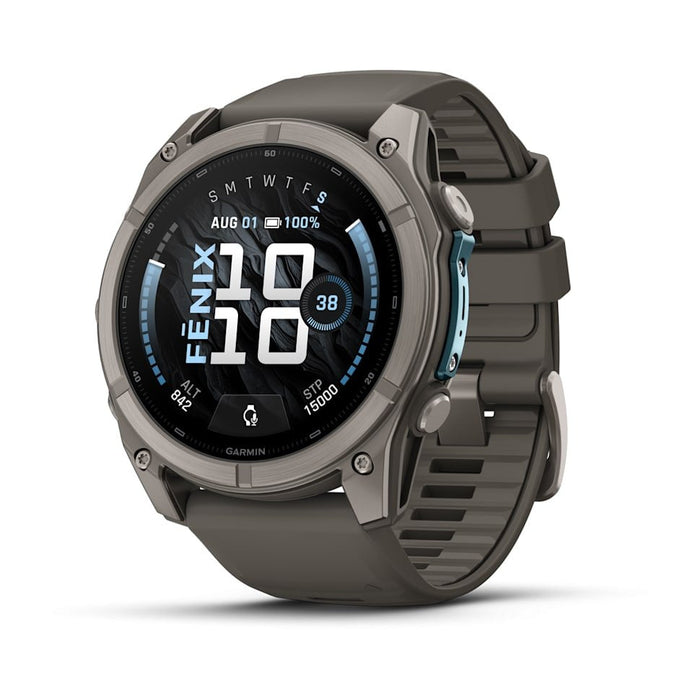 Fenix 9 51mm, Amoled, Pebble Gray, Bare Ti,Emea/Aus/Afr