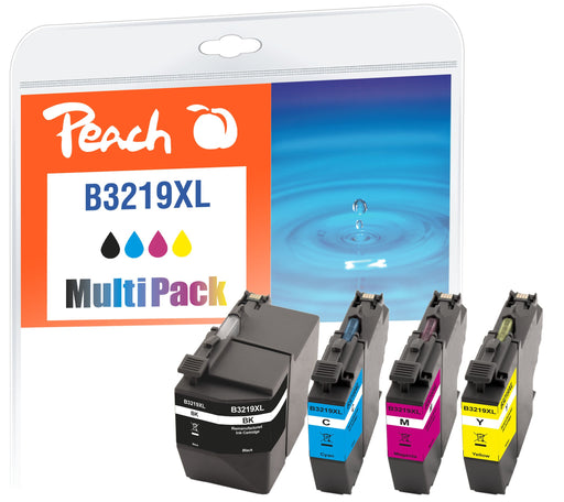 EAN 7640173439851 - Peach 320287 cartucho de tinta 4 pieza(s) Compatible Alto rendimiento (XL) Negro, Cian, Magenta, Amarillo imagen 1