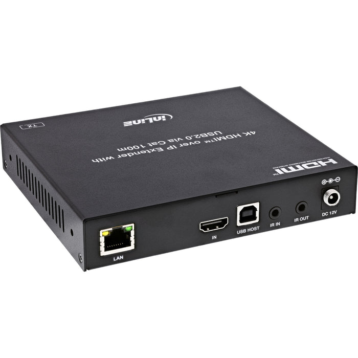 Kvm Extender Sobre Ip, Hdmi, 4k60hz, 100 M Transmisor Inline