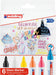 EAN 4057305045614 - Edding 95 Glass marcador 6 pieza(s) Punta redonda Negro, Azul, Naranja, Rosa, Blanco, Amarillo imagen 2