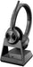 EAN 0196548579259 - HP Poly Savi 7320 Office Stereo DECT 1880-1900 MHz Headset Alámbrico Diadema Llamadas/Música Base de carg imagen 1