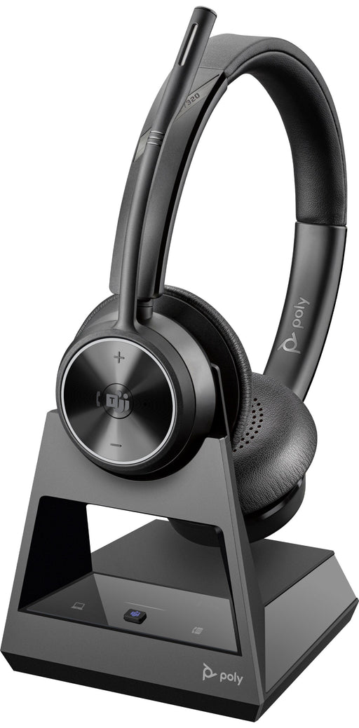 EAN 0196548579211 - HP Poly Savi 7320 Office Stereo DECT 1880-1900 MHz Headset Alámbrico Diadema Llamadas/Música Base de carg imagen 1