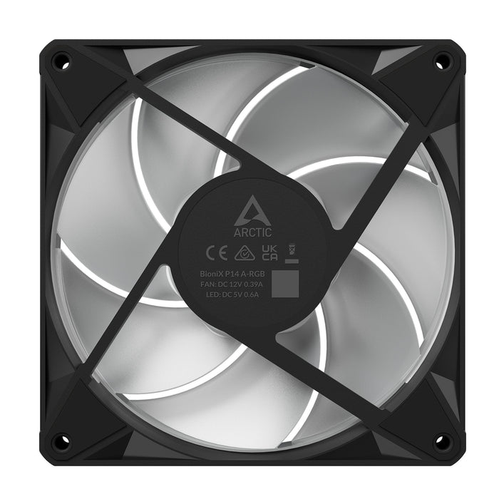 Arctic Bionix P14 A-Rgb (Negro Blanco, 140 Mm) Acfan00339a