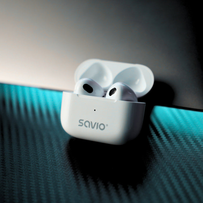 EAN 5901986049494 - Savio TWS-01 PRO auricular y casco Auriculares Inalámbrico Dentro de oído Música/uso diario Bluetooth Bla imagen 10