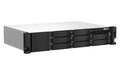 EAN 4711103081082 - QNAP TS-873AeU-RP NAS Bastidor (2U) Ryzen Embedded V1500B 4 GB DDR4 0 TB QuTS hero Negro imagen 3
