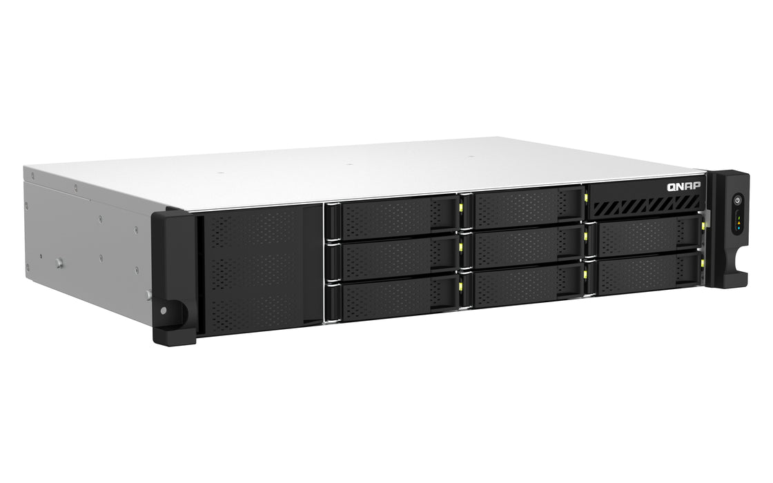 EAN 4711103081075 - QNAP TS-873AEU-4G servidor de almacenamiento NAS Bastidor (2U) Ryzen Embedded V1500B 4 GB DDR4 0 TB QuTS  imagen 2