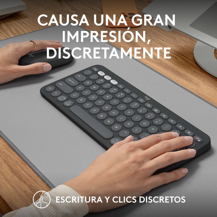 EAN 5099206115651 - Logitech 920-012227 teclado Ratón incluido Universal RF Wireless + Bluetooth QWERTY Español Grafito imagen 19