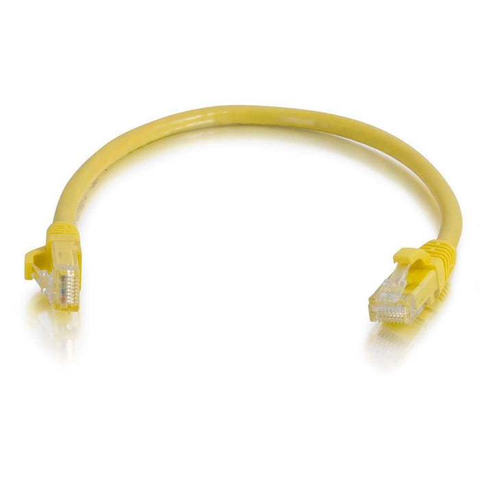 C2g Cat6 Booted Unshielded (Utp) Network Patch Cable Cable De Interconexión Rj-45 (M) A Rj-45 (M) 50 Cm Utp Cat 6 Moldeado Sin Enganches Trenzado Amarillo