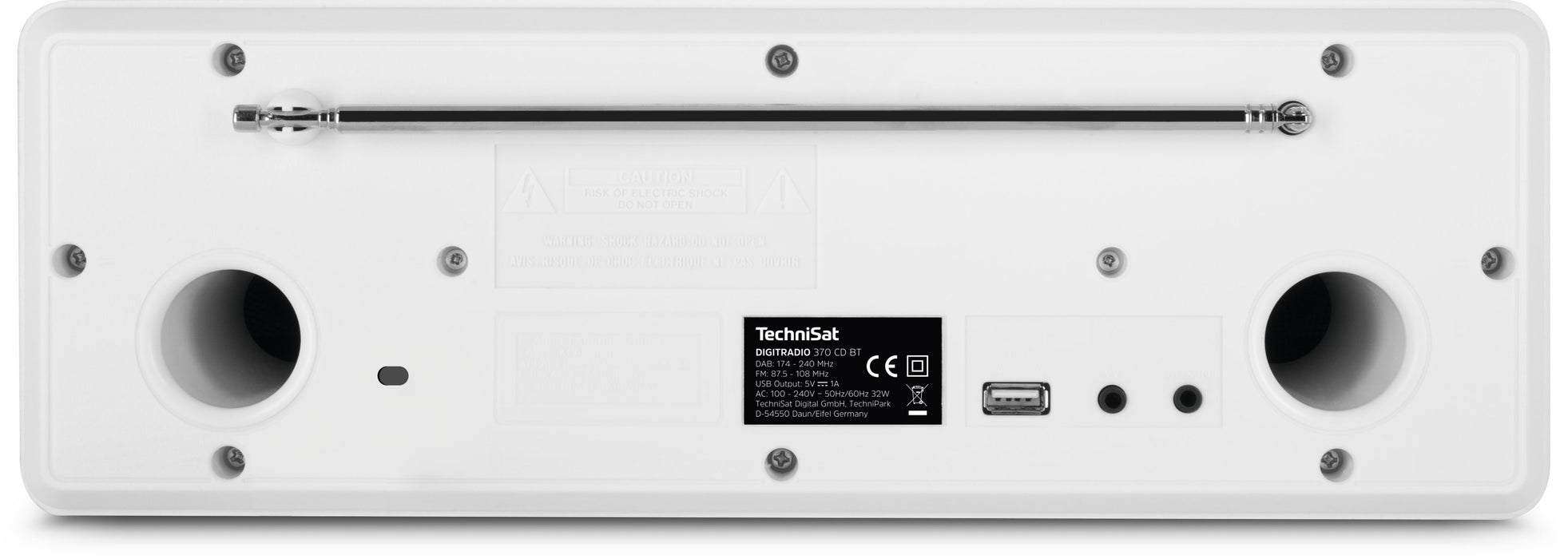 EAN 4019588139480 - TechniSat 370 CD BT Personal Analógico y digital Blanco imagen 4