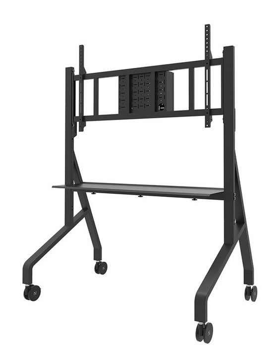 EAN 8717371443092 - Neomounts FL50-575BL1 mueble y soporte para dispositivo multimedia Negro Carro/soporte de suelo con rueda imagen 2