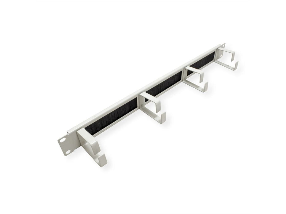 Roline 48,26cm 19pulgadas Placa Frontal 4 Ösen Tipo G Kabeldurchfuhrung Burste Ral 7035 Gris Claro