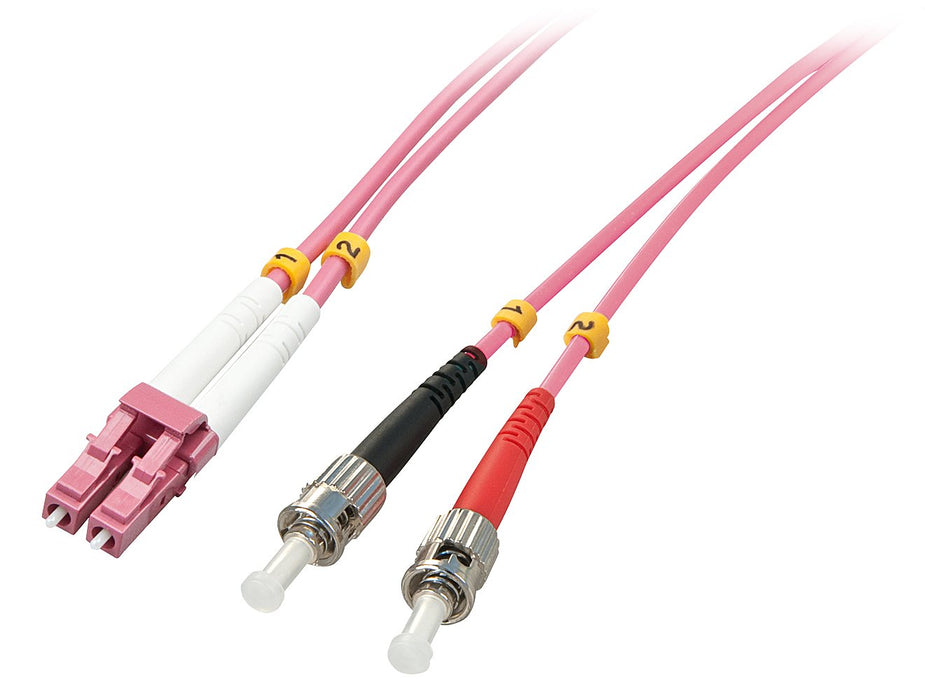 EAN 4002888463522 - Lindy 46352 Cable de fibra óptica e InfiniBand 3 m LC ST Rosa imagen 1