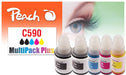 EAN 7640460545319 - Peach 321339 cartucho de tinta 5 pieza(s) Compatible Rendimiento estándar Negro, Cian, Magenta, Amarillo imagen 1