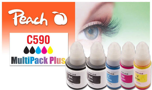 EAN 7640460545319 - Peach 321339 cartucho de tinta 5 pieza(s) Compatible Rendimiento estándar Negro, Cian, Magenta, Amarillo imagen 1