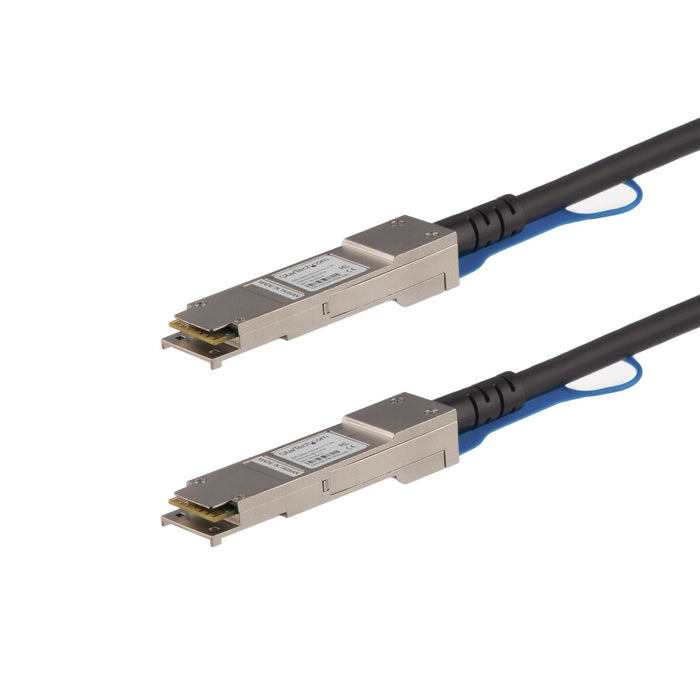 EAN 0065030875288 - StarTech.com QSFP40GPC1M Cable de fibra óptica e InfiniBand QSFP+ Negro imagen 1