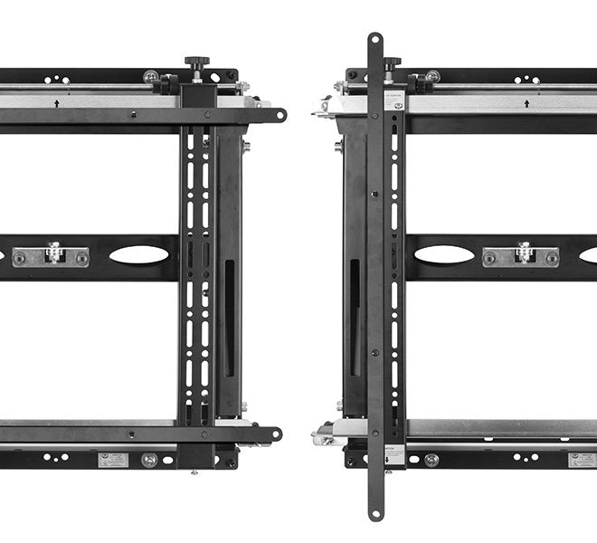 B-Tech Vesa Adaptador 600x400 Negro Von 200 400mm Auf Bis 600mm