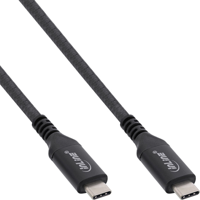Inline® Usb4 Cable, Usb-C Male/Male, 8k60hz, Negro, 1.5m