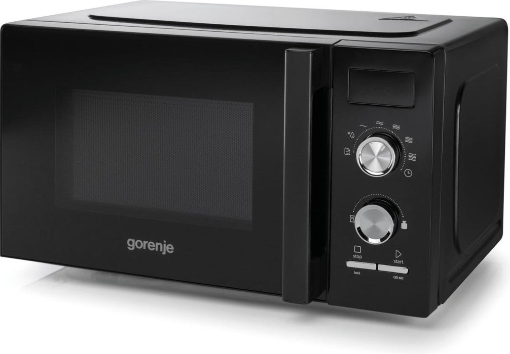 Horno Microondas Gorenje Mo20a3bh, Capacidad 20 L, Potencia 800 W, Negro