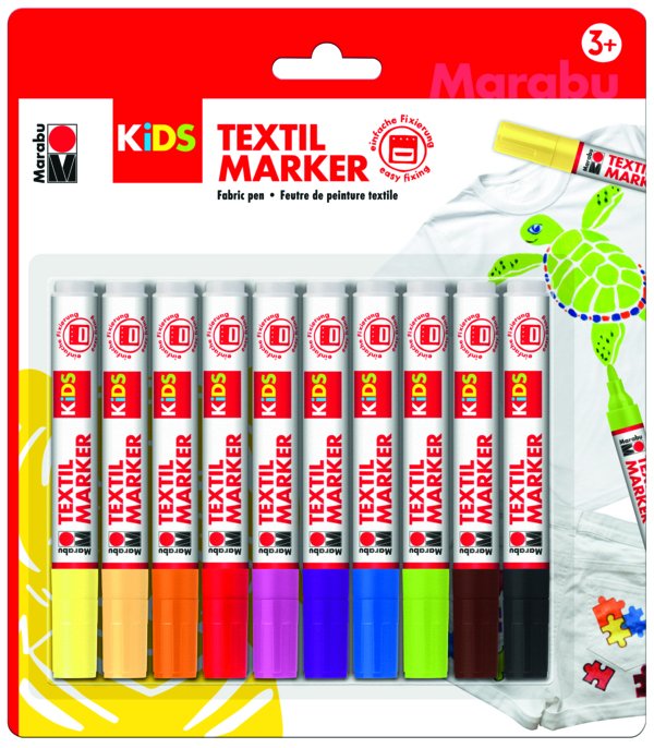Textilmarker Kids 3.0 Mm Farbsortiert
