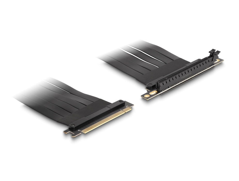 Delock 88027 Tarjeta Elevadora Pci Express X16 Macho A Ranura X16 Con Ángulo De 90° Con Cable 30 Cm