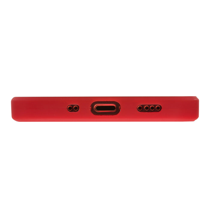 Dbramante1928 Greenland Carcasa Trasera Para Teléfono Móvil A Presión 100 % De Plástico Reciclado Rojo Manzana De Caramelo Para Apple Iphone 12 Mini