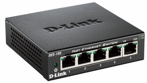 EAN 0790069368189 - D-Link DES-105 No administrado L2 Negro imagen 1