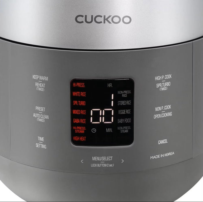 EAN 8809934062908 - Cuckoo CRP-ST1009F arrocera 1,8 L 1150 W Gris imagen 4
