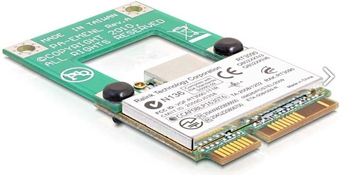 Delock 65228 Mini Pci Express / Extensión Msata Tamaño Medio > Tamaño Completo