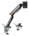 EAN 8435739902592 - AISENS DT49TSRRGB-347 soporte para monitor 124,5 cm (49") Escritorio Negro, Gris imagen 1