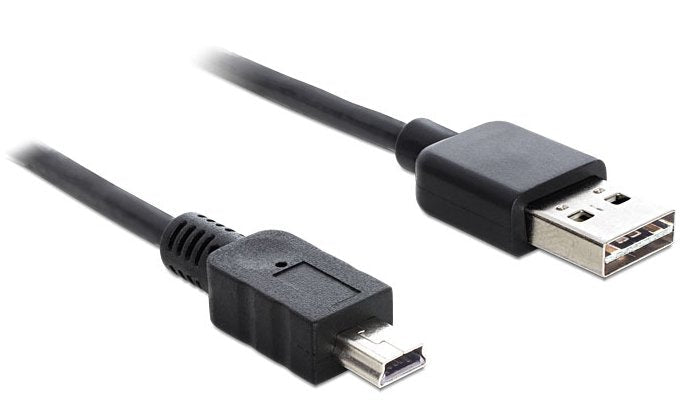 Cable Delock Usb A A Mini Usb Negro, Usb 2.0, 83362