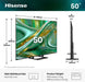 EAN 6942351434582 - Hisense 55E8S 139,7 cm (55") 4K Ultra HD Smart TV Wifi Negro imagen 2