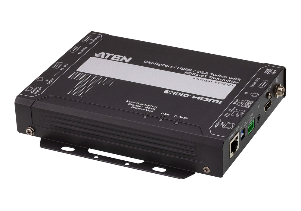 EAN 4719264649851 - ATEN VE3912T-AT-G extensor audio/video Transmisor de señales AV Negro imagen 1