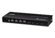 EAN 4710469349836 - ATEN CS784H interruptor KVM Negro imagen 1
