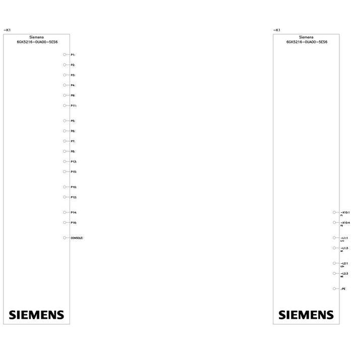 Siemens 6gk5216-0ua00-5es6 Industrial Ethernet Switch - Switch - 1 Gbps