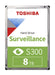 EAN 4547808810715 - Toshiba S300 Surveillance disco duro interno 8 TB 7200 RPM 256 MB 3.5" Serial ATA III imagen 1