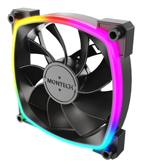 EAN 4710562748246 - Montech RX120 PWM Carcasa del ordenador Ventilador 12 cm Negro 3 pieza(s) imagen 3