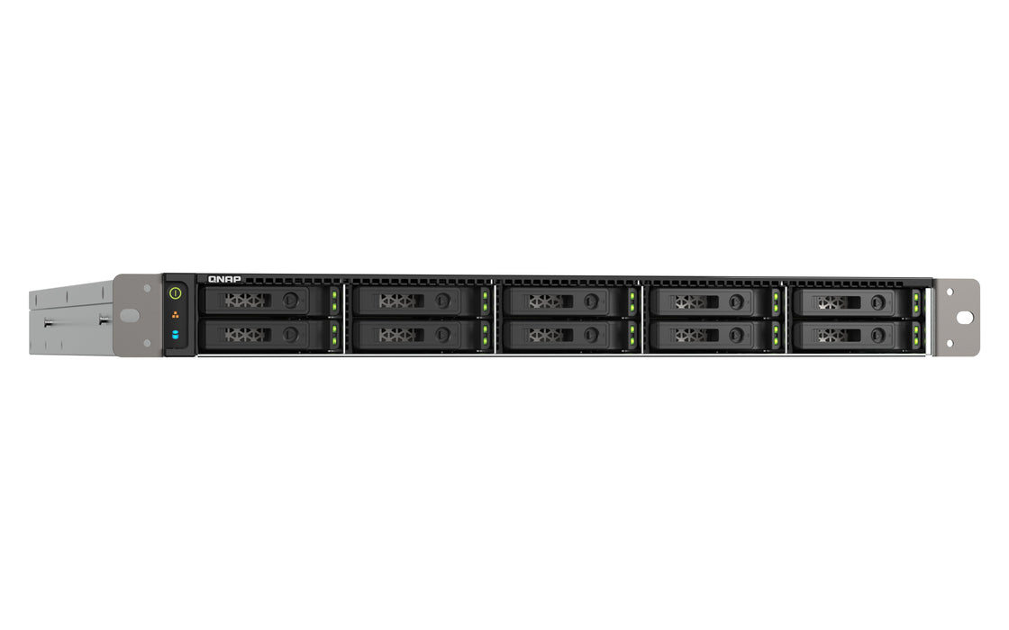 EAN 4711103082126 - QNAP TS-h1090FU NAS Bastidor (1U) EPYC 7232P 64 GB DDR4 0 TB QuTS hero Negro, Gris imagen 4