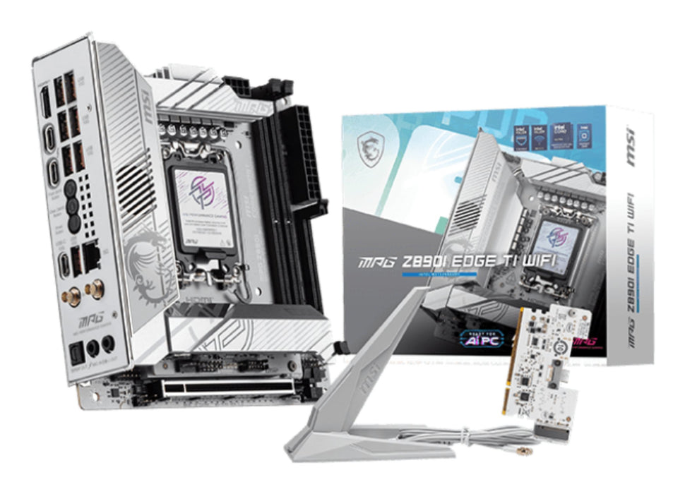 EAN 4711377274494 - MSI MPG Z890I EDGE TI WIFI placa base Intel Z890 LGA 1851 (Socket V1) mini ITX imagen 1