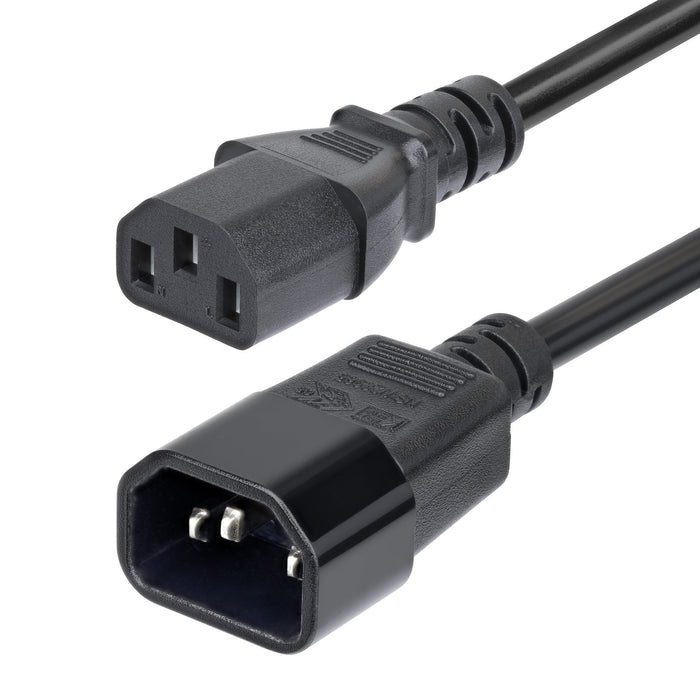 EAN 0065030920506 - StarTech.com PXTC13C141415FEU cable de transmisión Negro 4,57 m C14 acoplador C13 acoplador imagen 1