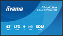 EAN 4948570125234 - iiyama LH4375UHS-B2AG pantalla de señalización Pantalla plana para señalización digital 108 cm (42.5") LC imagen 2