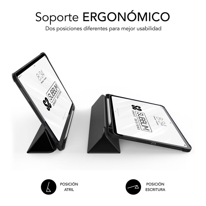 EAN 8436586742751 - SUBBLIM SUBCST-5SC400 funda para tablet 27,9 cm (11") Folio Negro, Transparente imagen 6