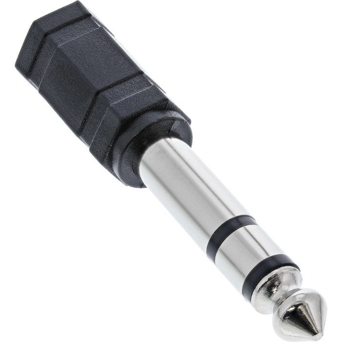 Adaptador De Audio Inline De 6,3 Mm Macho A Estéreo Hembra De 3,5 Mm